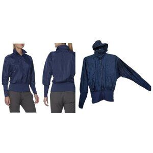 ASICS Floral Lightweight GPX Packable Hood Jacket Run Pocket Full Zip Stretch XS